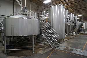 Brewery tanks and brewing equipment